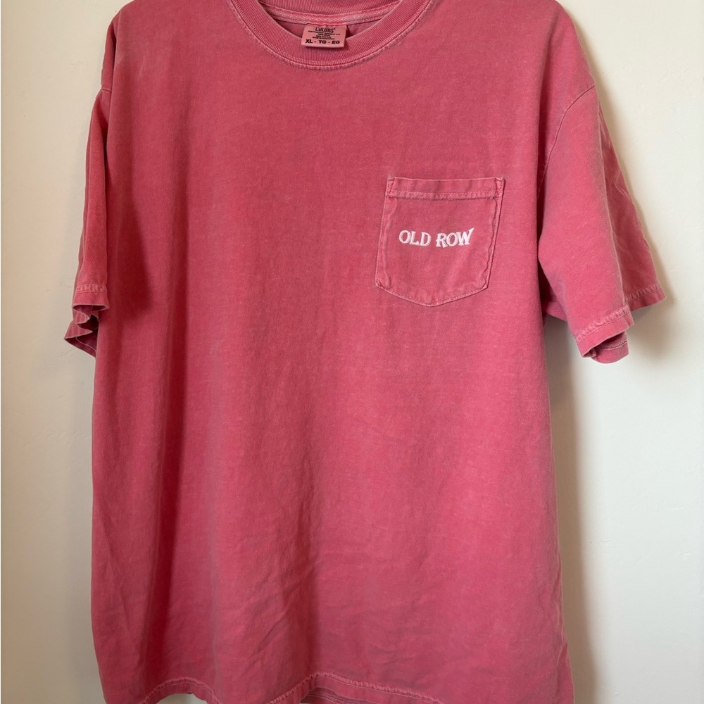 Comfort Colors Pink Crew Neck Short Sleeve Tee